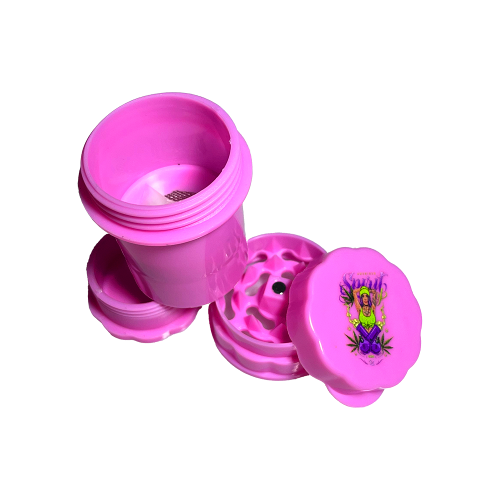 Mini Accesorio 2 en 1 Lady Hornet - Gr1nd3r + Contenedor