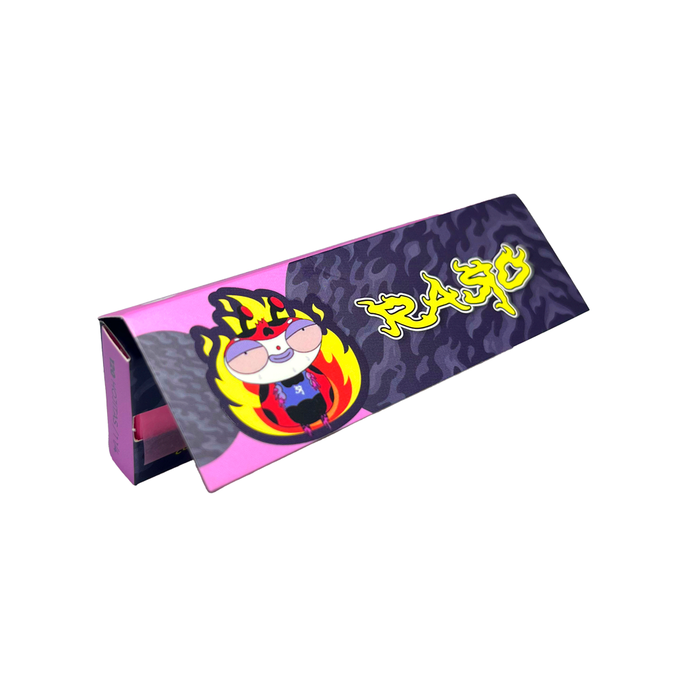 Papel de Arroz Rosa RARO - Combustión Lenta y Diseño Único - TOKE