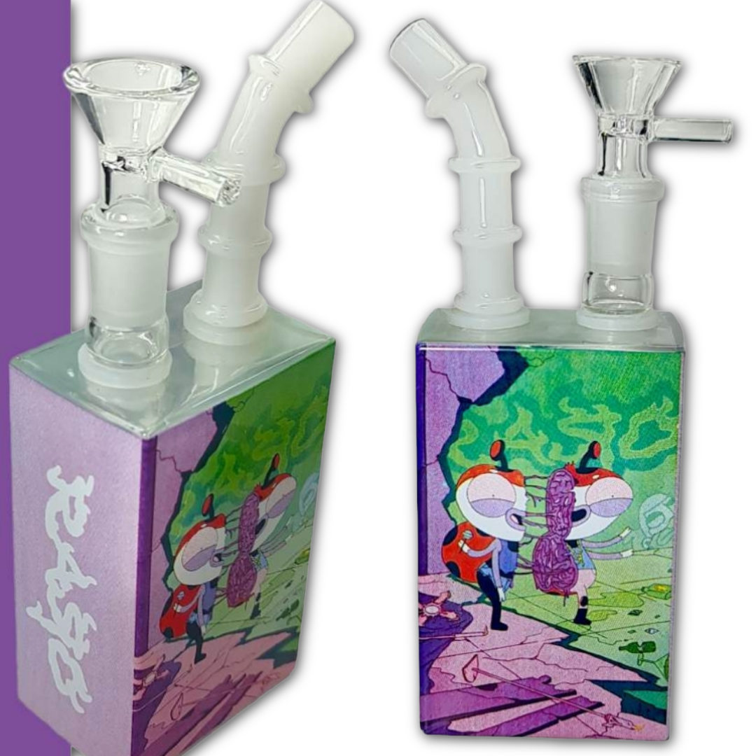 Juguito RARO - Pieza Vidrio 17cm Diseño Cartoon - TOKE